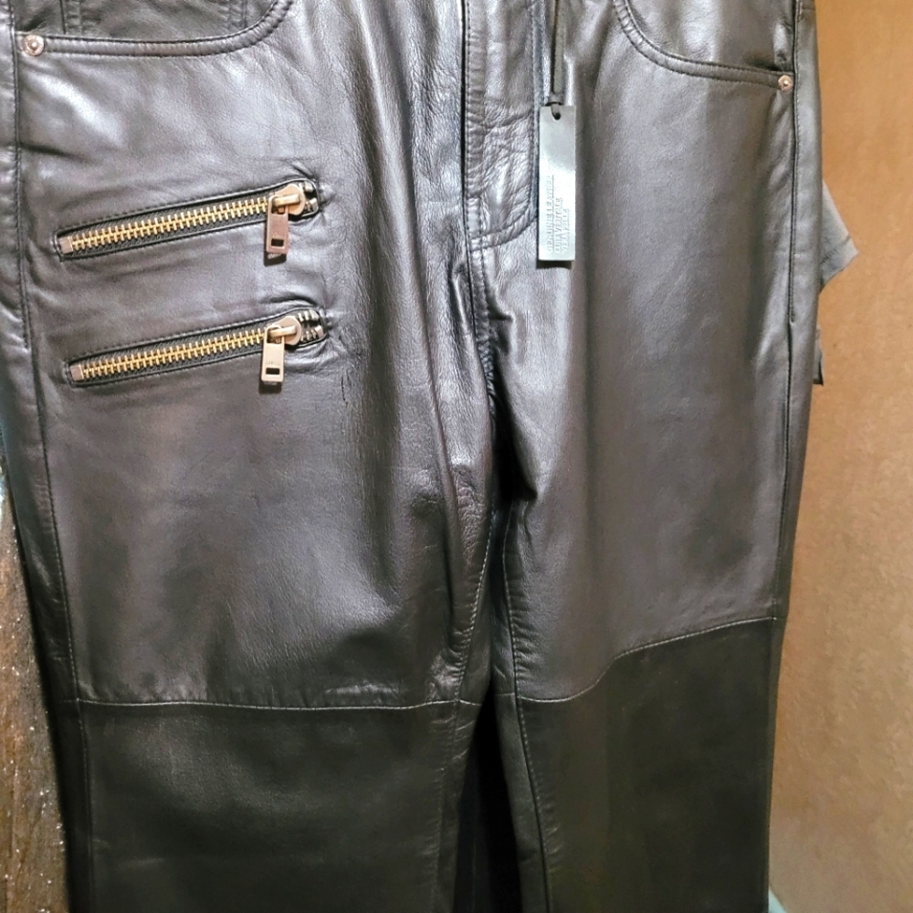 Lambskin Leather Pants